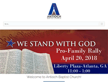 Tablet Screenshot of antioch-baptist.com